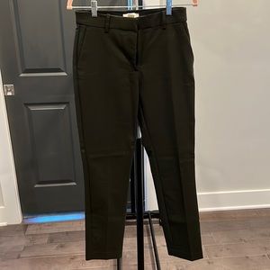 Dark green ankle pants